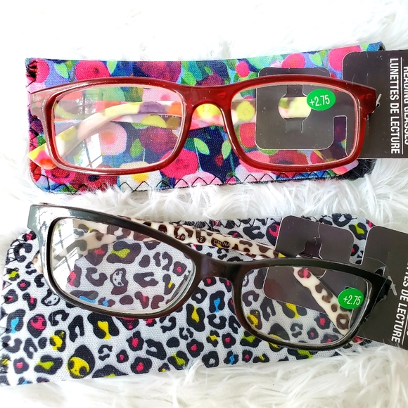 Boutique Accessories - Modern Fashion  +2.75 Readers & Matching Cases